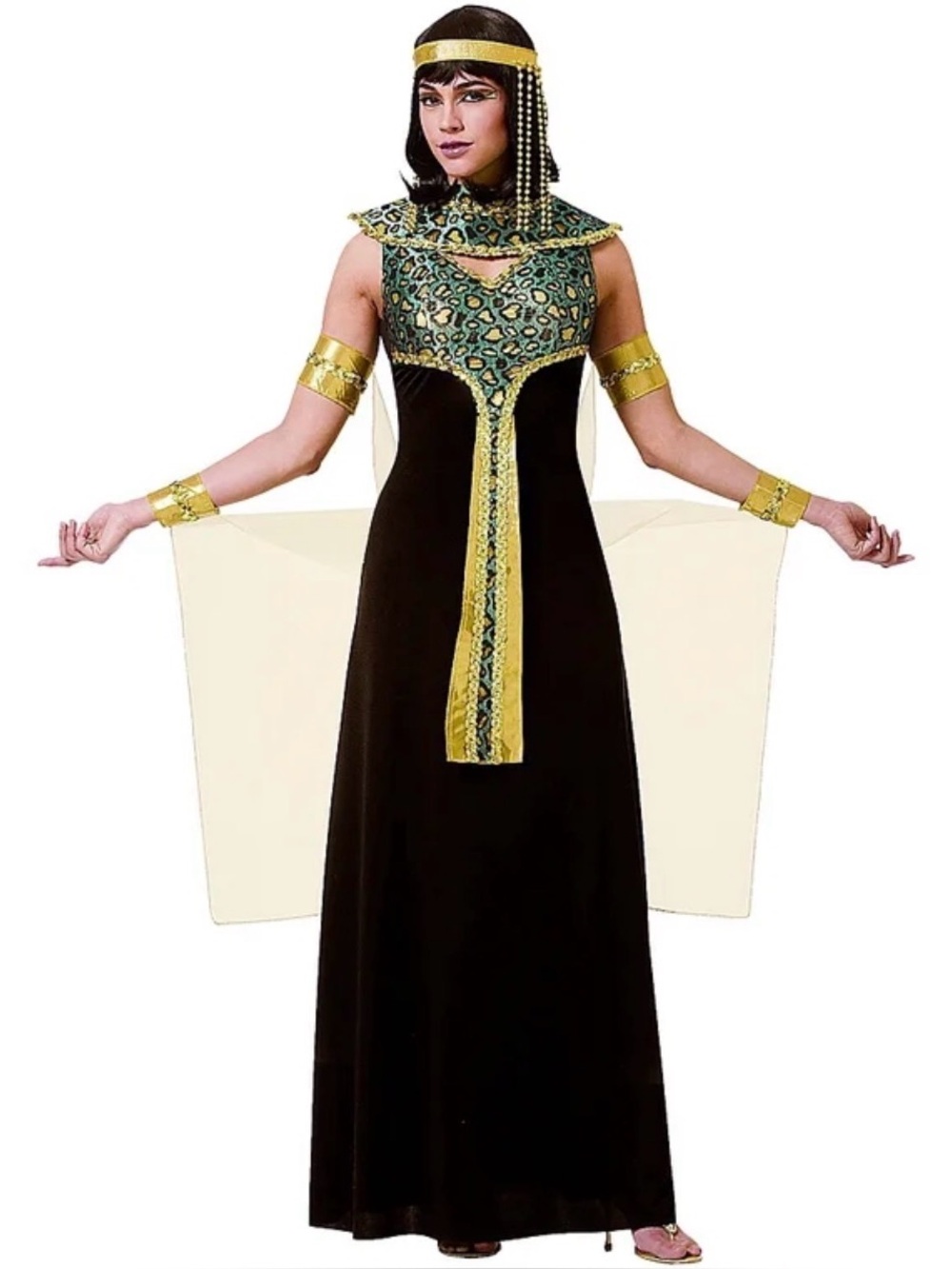 NEW! Spirit Halloween Adult Cleopatra Costume Women’s XL (16-18) E-5